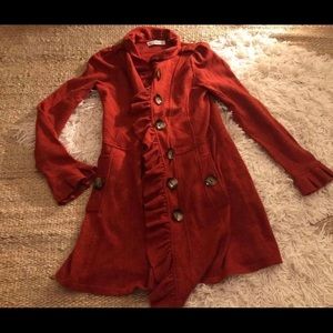 Anthro sweater coat by Charlie robin